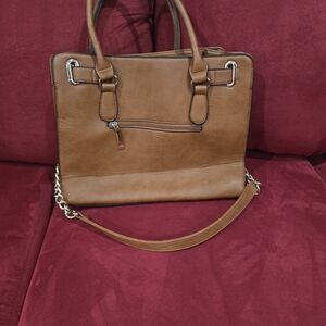 Michael Kors Tan Leather Shoulder Bag